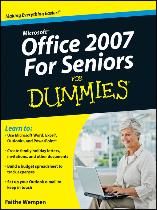 Cover image for Microsoft Office 2007 For Seniors For Dummies